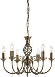 Searchlight Kronleuchter Zanzibar 6Lt Pendant, Leuchtmittel wechselbar