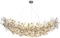 GLOBO LIGHTING H&auml;ngeleuchte QUEENA, Leuchtmittel wechselbar, Kristall Luster...