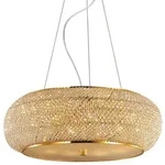 Ideal Lux Pendelleuchte Pasha SP Kristall Pendelleuchte, LED wechselbar,