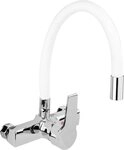 TRIZERATOP K&uuml;chenarmatur K&uuml;chenarmatur, Wandarmatur flexible, wei&szlig;,...