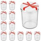 MamboCat Einmachglas CAPCRO 12er Set Sturzglas 435 ml To 82 Schleifendekor...
