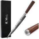Wakoli Tranchiermesser Nussbaum Damast Sashimi Kochmesser 25 cm Klinge