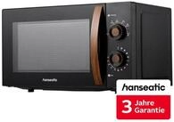Hanseatic Mikrowelle SMH207WSH-P, schwarz, Mikrowelle, 20 l, inkl. 3 Jahre