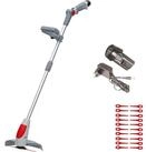 ikra GmbH Akku-Rasentrimmer IART 1224, 24 cm Arbeitsbreite Messer, 12 Volt-Akku...