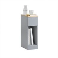 SoBuy Nachttisch FBT111, Nachtschrank kleiner Beistelltisch 20cm Breite,...
