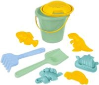 SIMM Spielwaren Spiel 9-tlg. Sandspielset mit 2,5L Eimer Gie&szlig;kanne & 4 Formen