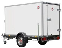 STEMA PKW-Anh&auml;nger P-Box 750, max. 357 kg, Tieflader Kofferanh&auml;nger, ungebremst