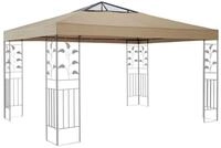 Quick Star Pavillon-Ersatzdach Rank, 260 g/m&sup2;, 300 x 300 cm (Beigetransparent,...