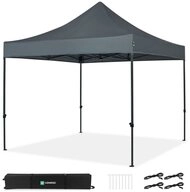 VONROC Pavillon wasserdicht stabil - Partyzelt EasyUp System - Faltpavillon,...