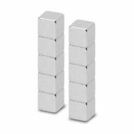 Maul Magnet 10 Magnete silber 1,0 x 1,0 x 1,0 cm