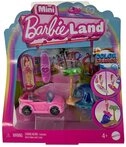 Barbie Stehpuppe Barbie Mini Barbieland, Beach Vehicle Set, Auto mit Figur,...