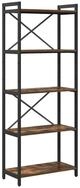 vidaXL B&uuml;cherregal B&uuml;cherregal Ger&auml;ucherte Eiche 60 x 30 x 155 cm...