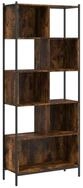 vidaXL B&uuml;cherregal, Buchregal R&auml;uchereiche 72x28x172 cm Holzwerkstoff