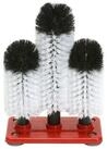 FUCHS Reinigungsb&uuml;rste Gl&auml;sersp&uuml;lb&uuml;rstengarnitur Profis - GR-2 - 2x18 +...