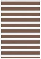 Rollo Doppelrollo Braun 105x100 cm Stoffbreite 100,9 cm Polyester, vidaXL