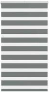 Rollo Doppelrollo Dunkelgrau 90x100 cm Stoffbreite 85,9 cm Polyester, vidaXL