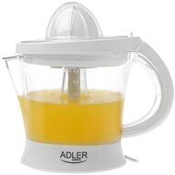 Adler Zitruspresse AD 4014 1L mit Fruchtfleischregulierung - Wei&szlig;, 60 W