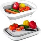 Intirilife Schneidebrett, PP, (1-St), Schneidebrett Multifunktional...