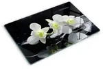 Tulup Schneidebrett Glas Herdabdeckplatte Spritzschutz Blumen & Pflanzen...