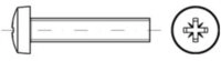 Contorion Schraube ISO 7045 Form CZ Linsenkopfschraube VG M1,6x3 Edelstahl A2...