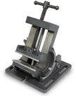 EBERTH Maschinenschraubstock 90&deg; kippbar aus Stahlguss, Maximale Spannbreite...
