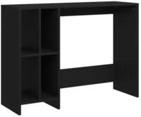 vidaXL Computertisch, Schreibtisch Schwarz 102,5x35x75 cm Holzwerkstoff