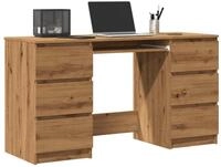 vidaXL Schreibtisch NA Schreibtisch Arbeitstisch B&uuml;rotisch Artisan-Eiche...