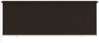 Rollo Au&szlig;enrollo 400x140 cm Braun HDPE, vidaXL