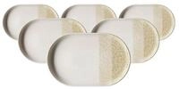 Ritzenhoff & Breker Servierplatte Trio Servierplatten 20 x 13 cm 6er Set,...