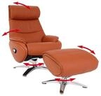 MCW Relaxsessel MCW-K98, Um 360&deg; drehbar mit Autoposition, Breite Sitzfl&auml;che