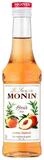 MONIN Getr&auml;nke-Sirup, Monin Pfirsich Sirup mit nat&uuml;rlichem Aroma 250ml