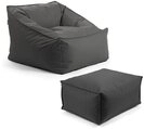 mokebo Sitzsack Der Sunnyboy (mit Hocker), Bean-Bag Outdoor f&uuml;r Kinder &...