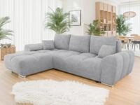 MIRJAN24 Ecksofa Logo, mit Bettkasten und Schlaffunktion, Ausziehmechanismus DL,