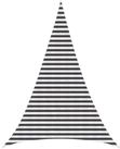 vidaXL Sonnensegel Sonnensegel 5 x 6 x 6 m HDPE, (1-tlg)