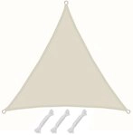 AMANKA Sonnensegel Sonnensegel Sahara Beige Dreieck M 3x3x3m Polyester