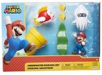 Super Mario Actionfigur Nintendo Super Mario 5er Figuren Set Underwater...