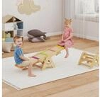 AIYAPLAY Wippe Kinderwippe (Holzwippe und Schwebebalken, 1-tlg., 2 in 1 Kinder