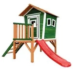 HOME DELUXE Spielhaus PINO auf Stelzen inkl. Rutsche - 242 x 171 x 193 cm,...