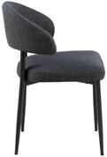 ACTONA GROUP Esszimmerstuhl 2er Set Edina Esszimmerstuhl Stoff grau.