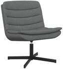 vidaXL Drehstuhl, Drehstuhl Dunkelgrau 63 x 75 x 76 cm Stoff