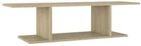 vidaXL TV-Wand TV-Wandschrank Sonoma-Eiche 103x30x26,5 cm, (1-St)