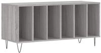 vidaXL Lowboard Plattenschrank Grau Sonoma 100x38x48 cm Holzwerkstoff (1 St)