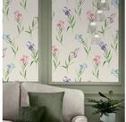 LAURA ASHLEY Vliestapete Hawling Irises Soft Natural, glatt, gebl&uuml;mt, (1 St),