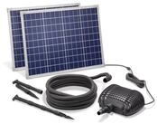 esotec Bachlaufpumpe 100/2500 Solar Bachlaufset Waterfall 2500l/h 2x50Wp...