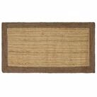 vidaXL Teppich Bereichsteppiche Grau 80 x 150 cm Jute