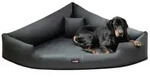 tierlando&reg; Tierbett TRIVIA EASY CLEAN Orthop&auml;disches Eckhundebett grau 100 cm...