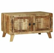 vidaXL Couchtisch Couchtisch Braun 80 x 54 x 45 cm Massivholz (1-St)
