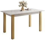 Lookway Esstisch ARTON GOLD ausziehbarer Tisch 140 cm