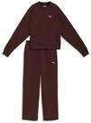 PUMA Trainingsanzug LOUNGEWEAR STANDARD SWEAT SUITT FL CL (2-tlg), zweiteiliges Set,