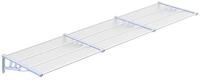 vidaXL Markise T&uuml;rvordach Grau und Transparent 358,5x90 cm Polycarbonat (1-St)